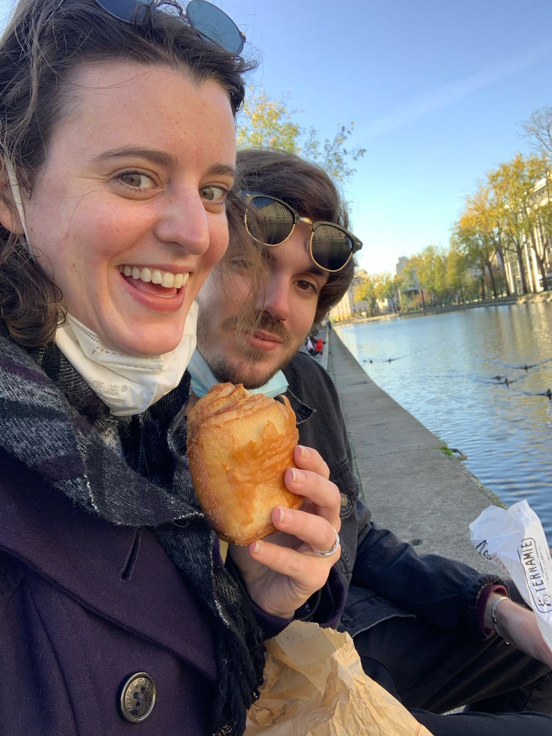 Here's Erin and Jordan pictured in Paris.