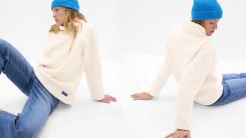 gap sponcon Mockneck Arctic Fleece Pullover