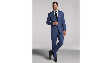 Pre-Styled Look: Calvin Klein Blue Suit