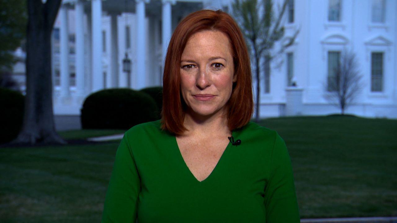 White House press secretary Jen Psaki on March 31.