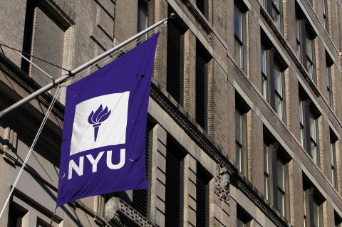 An NYU building in New York, NY as seen on July 16, 2017.