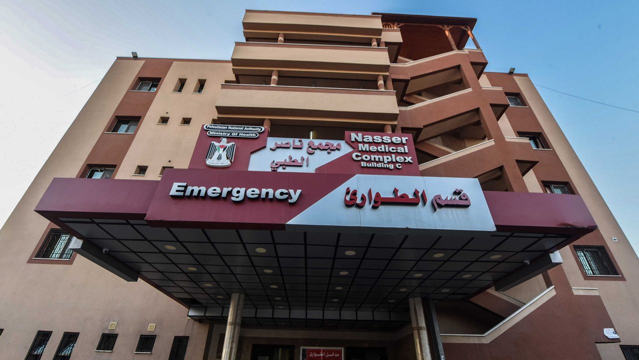 Nasser Hospital in the city of Khan Younis in Gaza, on December 22, 2020.