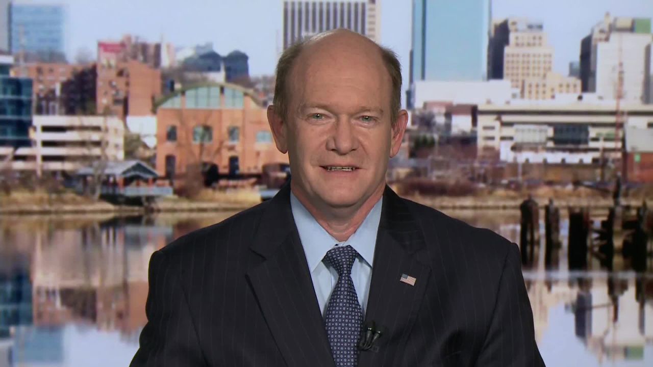 Delaware Sen. Chris Coons speaks with CNN on Saturday, November 7.