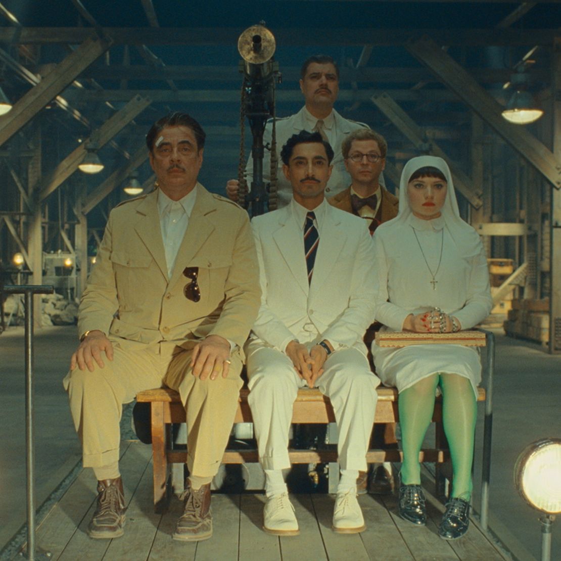 Anderson decided to dress novice nun Leisl in green tights as an homage to the character. The director called it a 