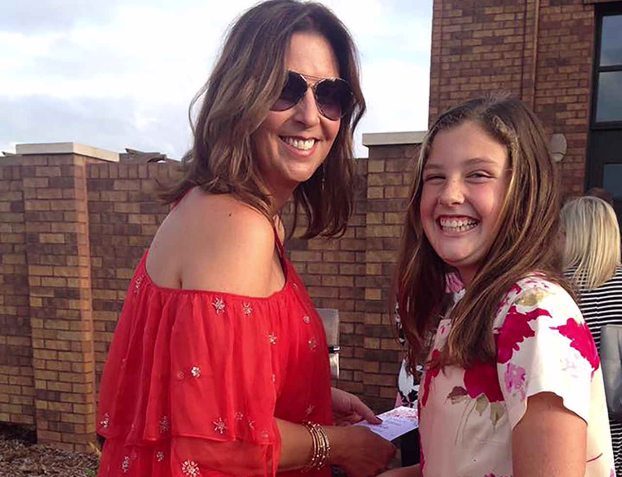 Sarah Chester and her daughter Payton 