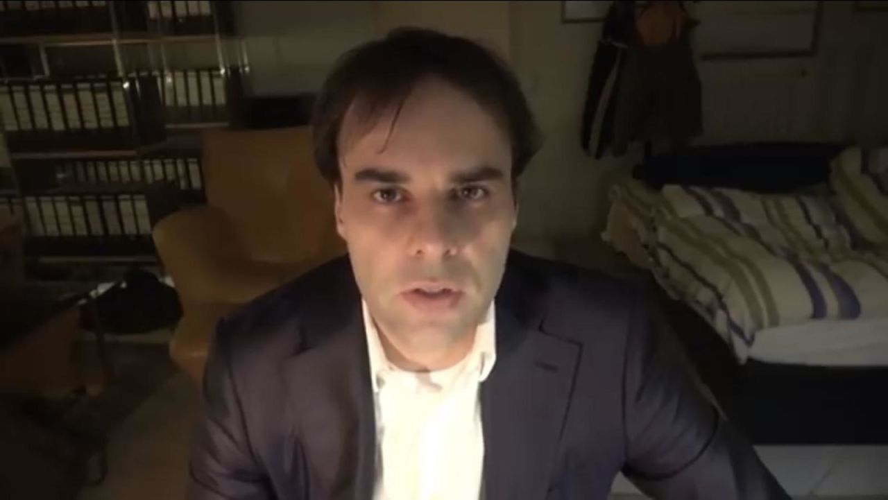 A screengrab from an online video of suspect Tobias Rathjen.