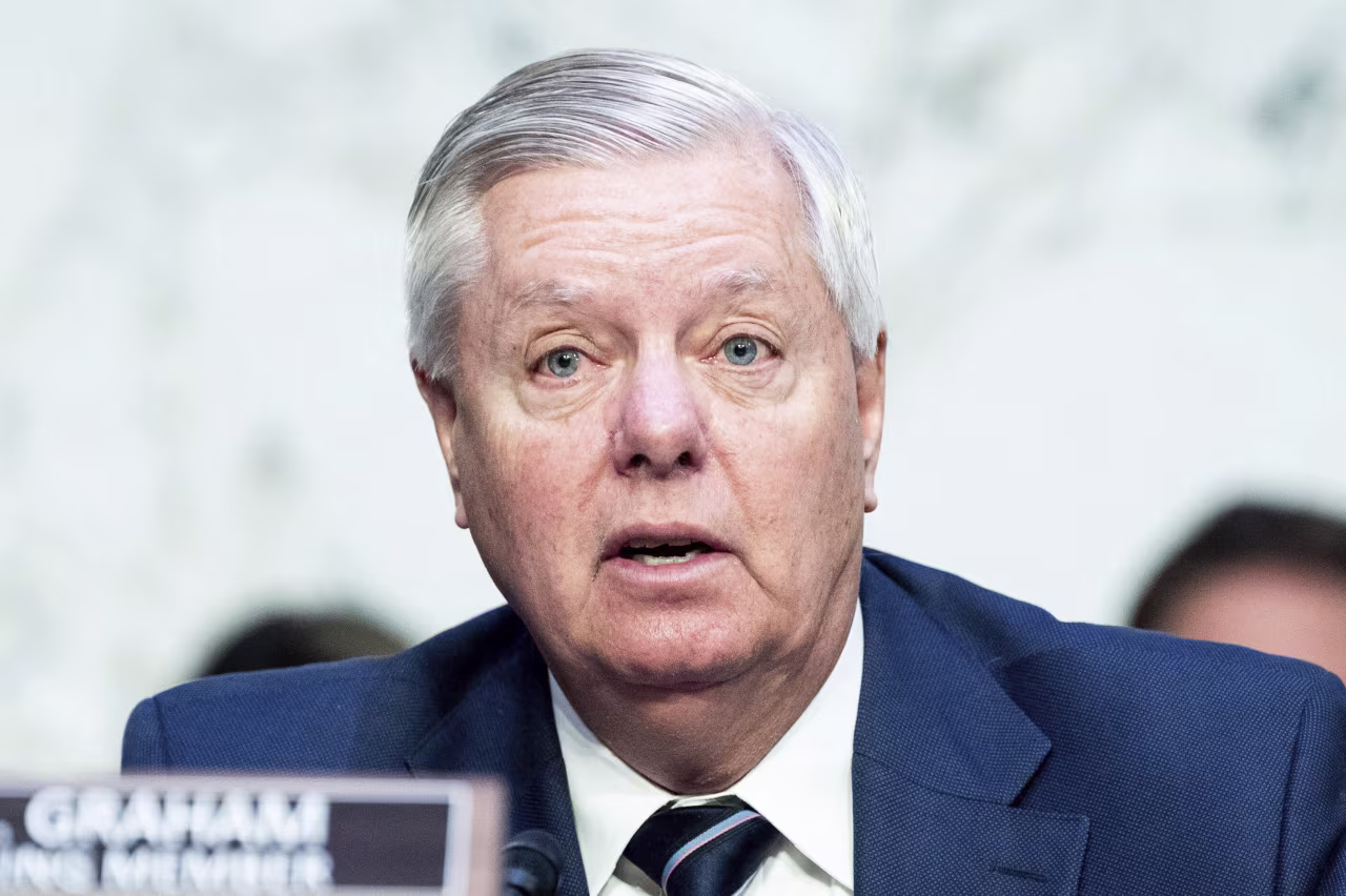 US Senator Lindsey Graham speaks at a hearing of the Senate Judiciary Committee at the US Capitol in Washington, DC, on June 13.