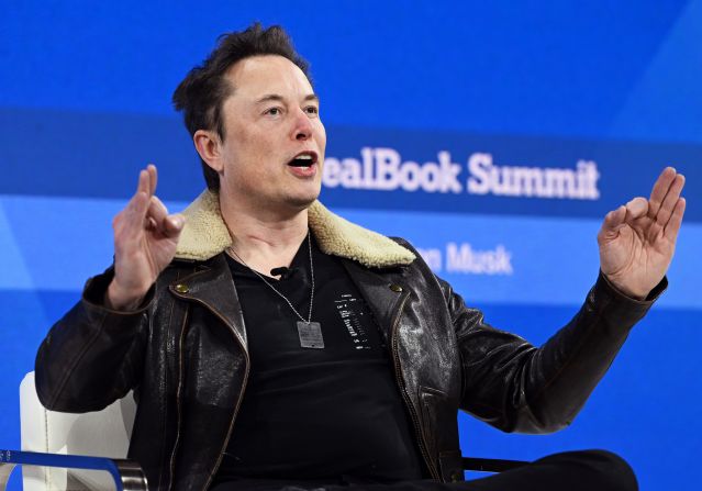 Musk speaks at the New York Times DealBook Summit in November 2023. Musk, in his first interview with mainstream media since an antisemitic post on X earlier that month, apologized for what he called his “dumbest” ever social media post. But <a href=