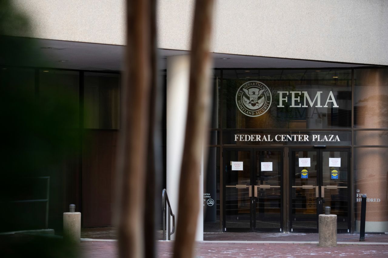 A general view of the U.S. Federal Emergency Management Agency in Washington, D.C., on May 13.