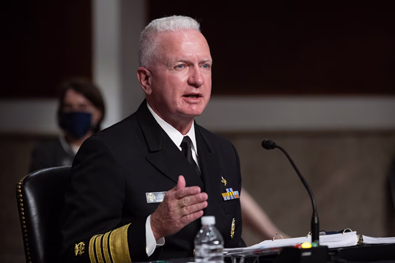 Assistant HHS Secretary for Health Brett Giroir testifying during a US Senate Senate Health, Education, Labor, and Pensions Committee hearing in Washington, DC, on September 23, 2020. 