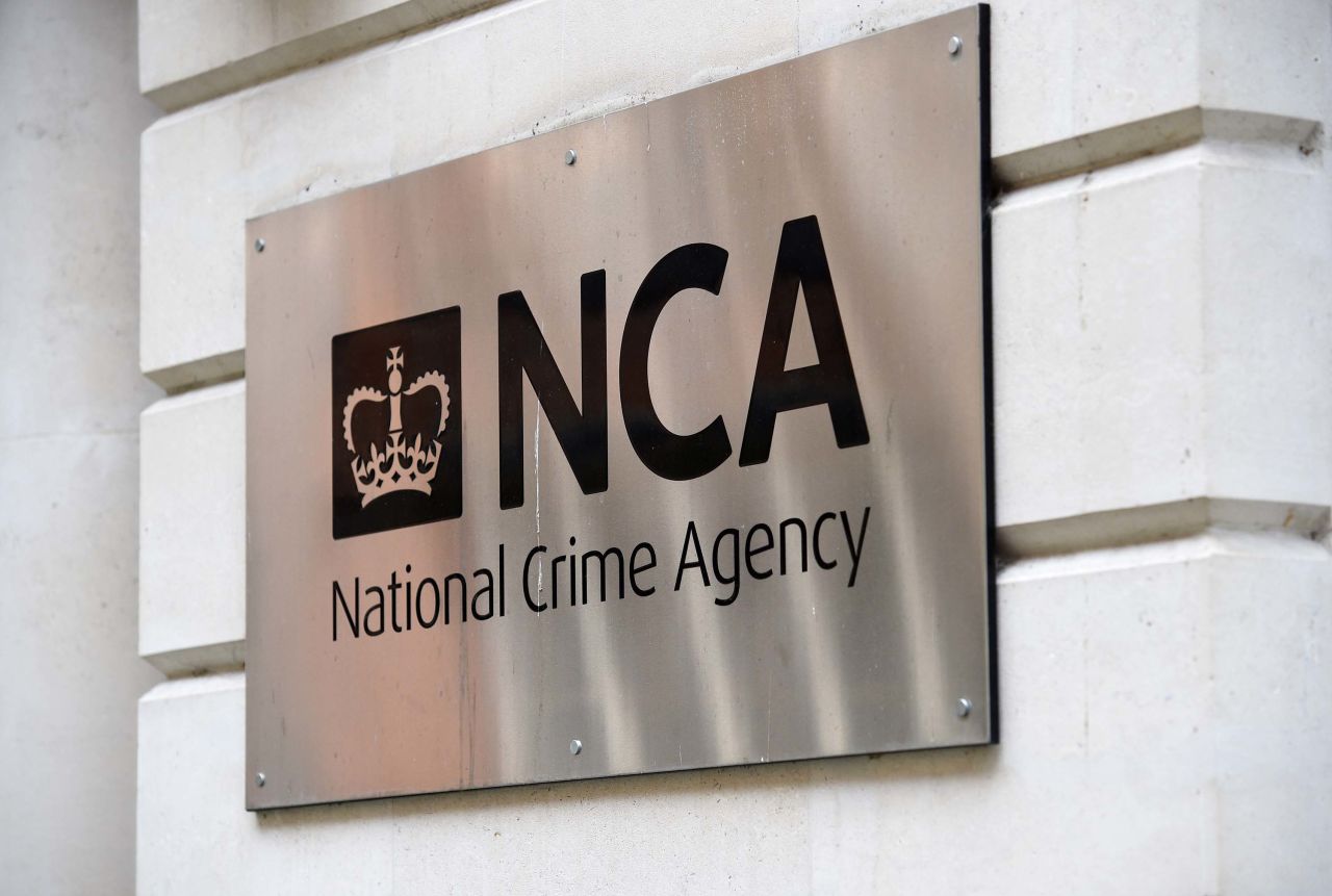 A view of the National Crime Agency (NCA) building in London, in 2018.