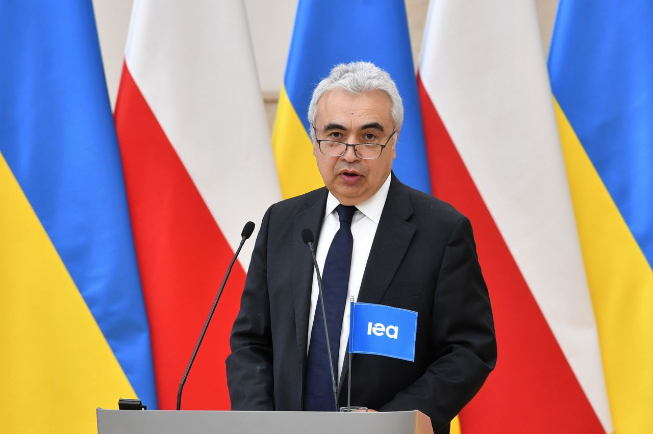 Executive Director of the International Energy Agency Fatih Birol attends a signing ceremony at the Chancellery of the Prime Minister in Warsaw, Poland, on July 19.