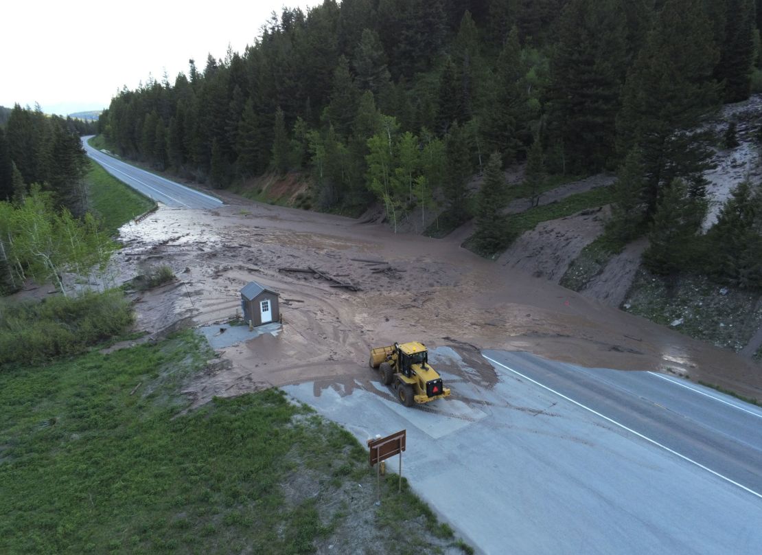 A separate mudslide closed the road on June 7, 2024.