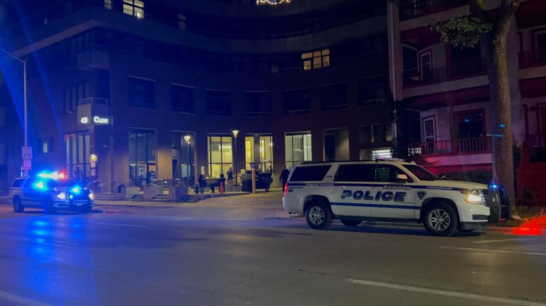Emergency personnel responded to a party on the rooftop of an apartment building in downtown Madison, Wisconsin just before 1 a.m. Sunday, June 9, where, police said, at least ten people were injured when shooting broke out.