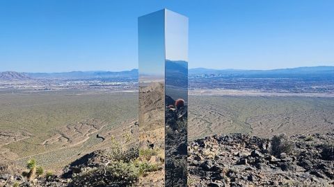 A monolith near Gass Peak, Las Vegas, NV.