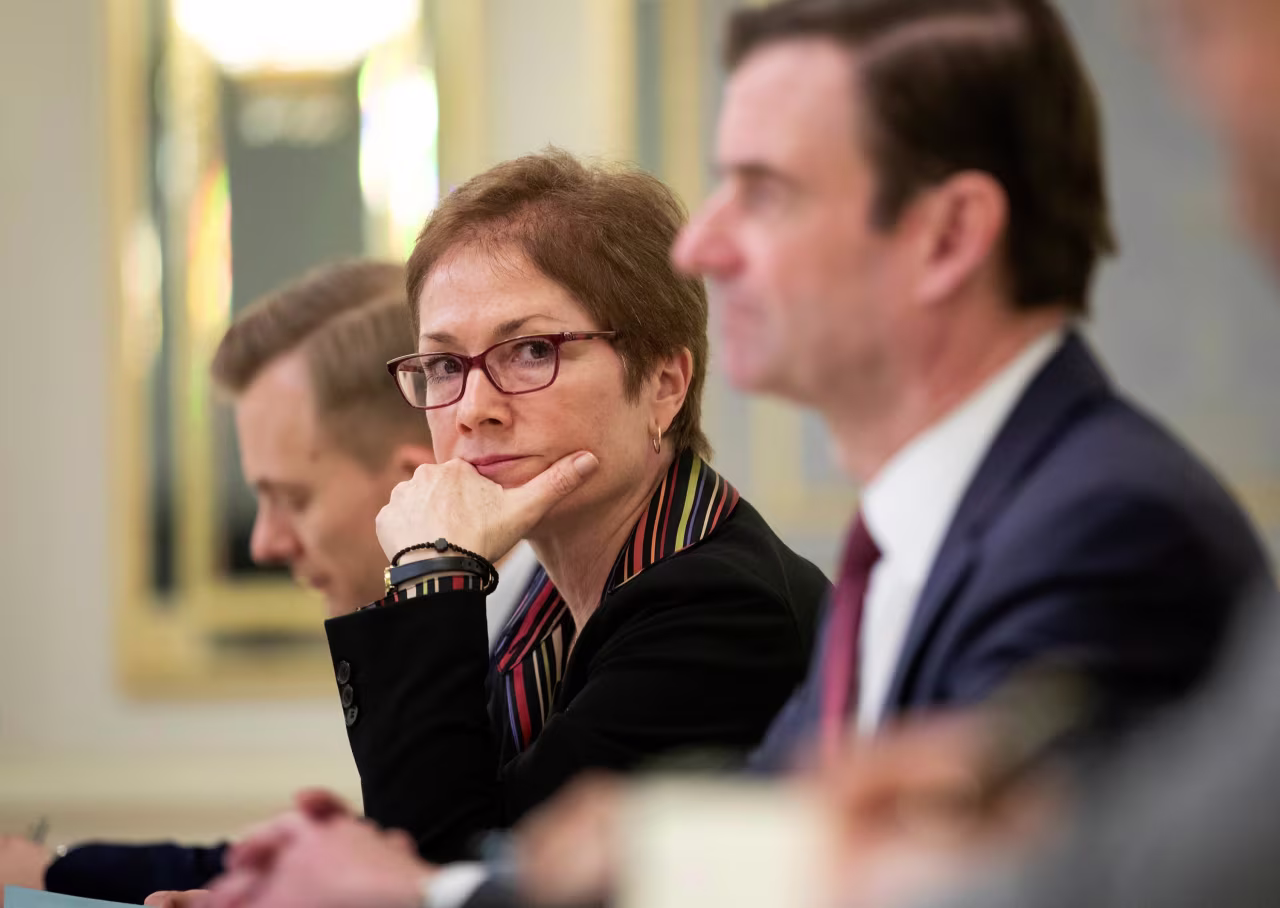 Former US ambassador to Ukraine Marie Yovanovitch, who was unexpectedly removed from her post in May 2019. 