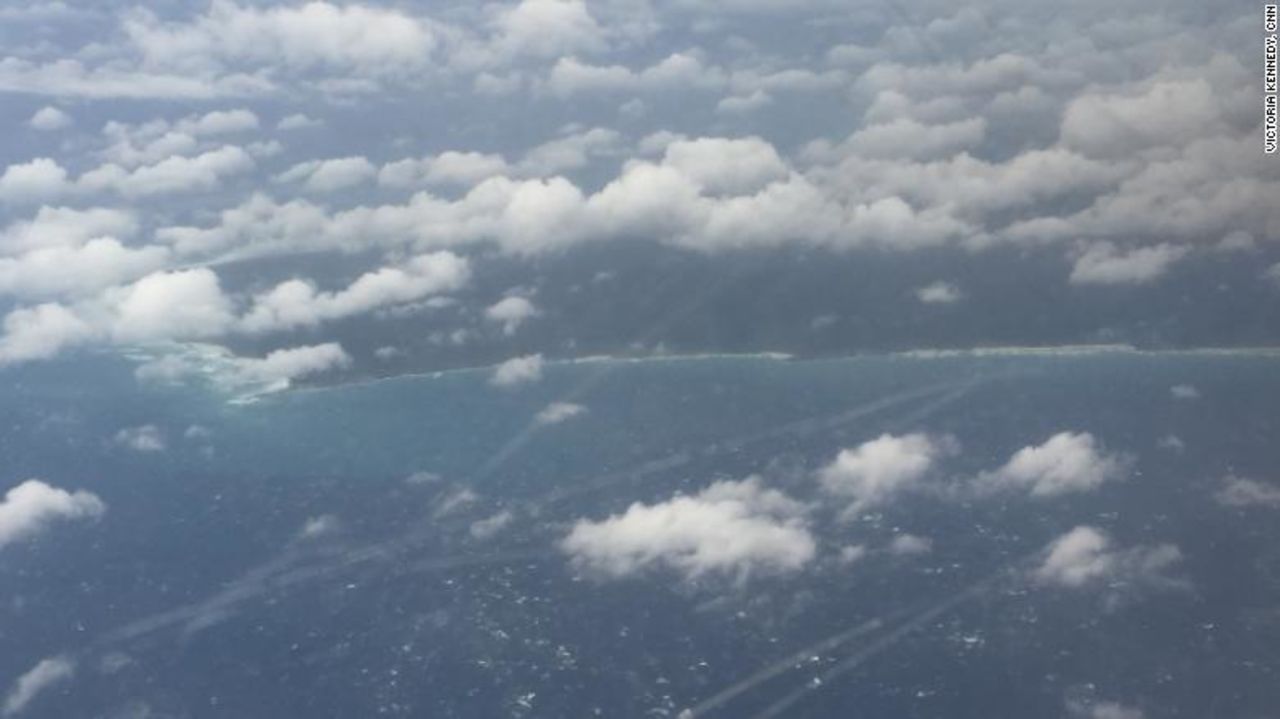 Hurricane Hunters fly above the Bahamas after being inundated by Dorian