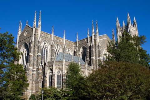 Duke University Chapel in Durham, North Carolina.