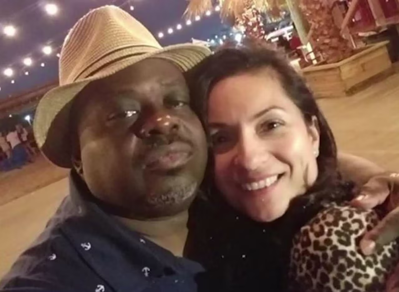 Eneida Becot with her husband Ed.