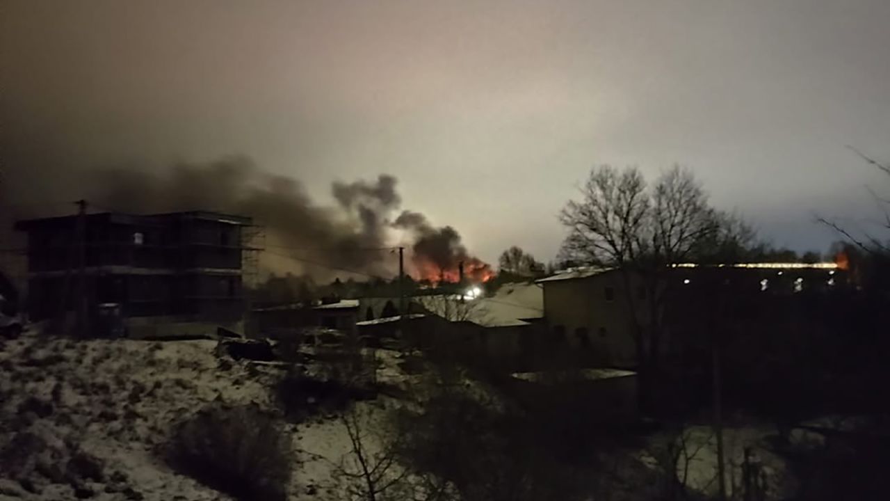 A cargo plane crashed near Vilnius airport on Monday, November 25, 2024.