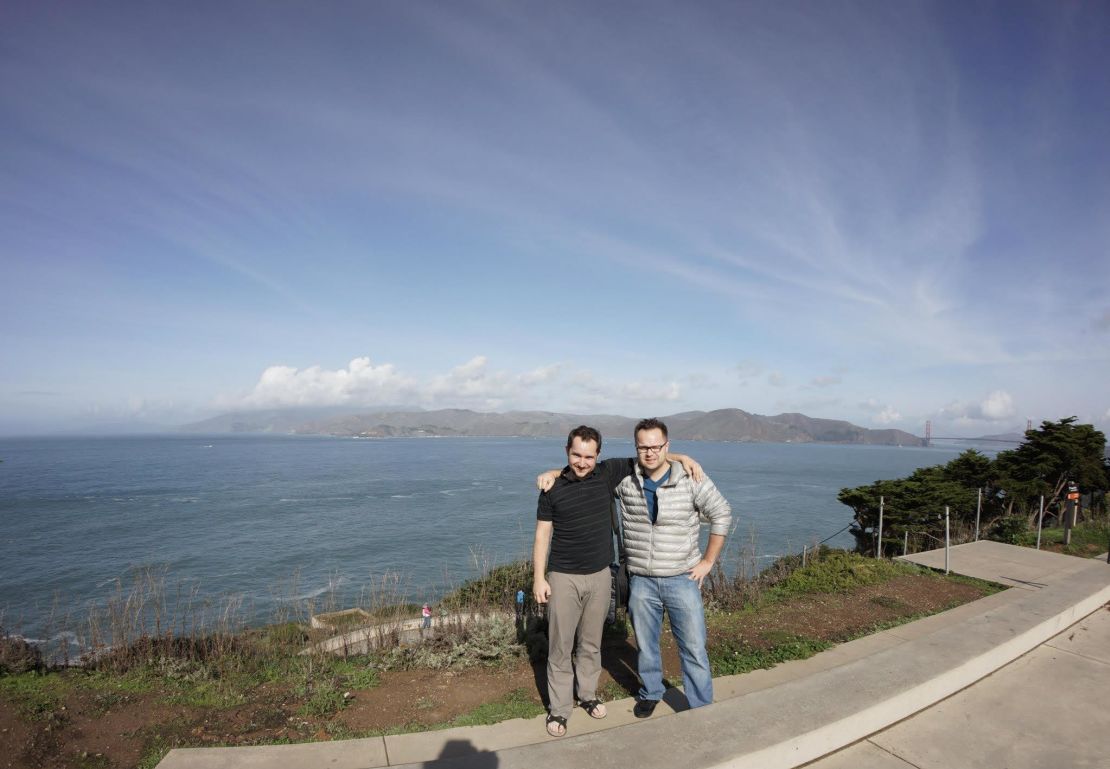 UC Berkeley professor Przemyslaw Jeziorski pictured with his friend, Robert Kowalski, in an undated photo.