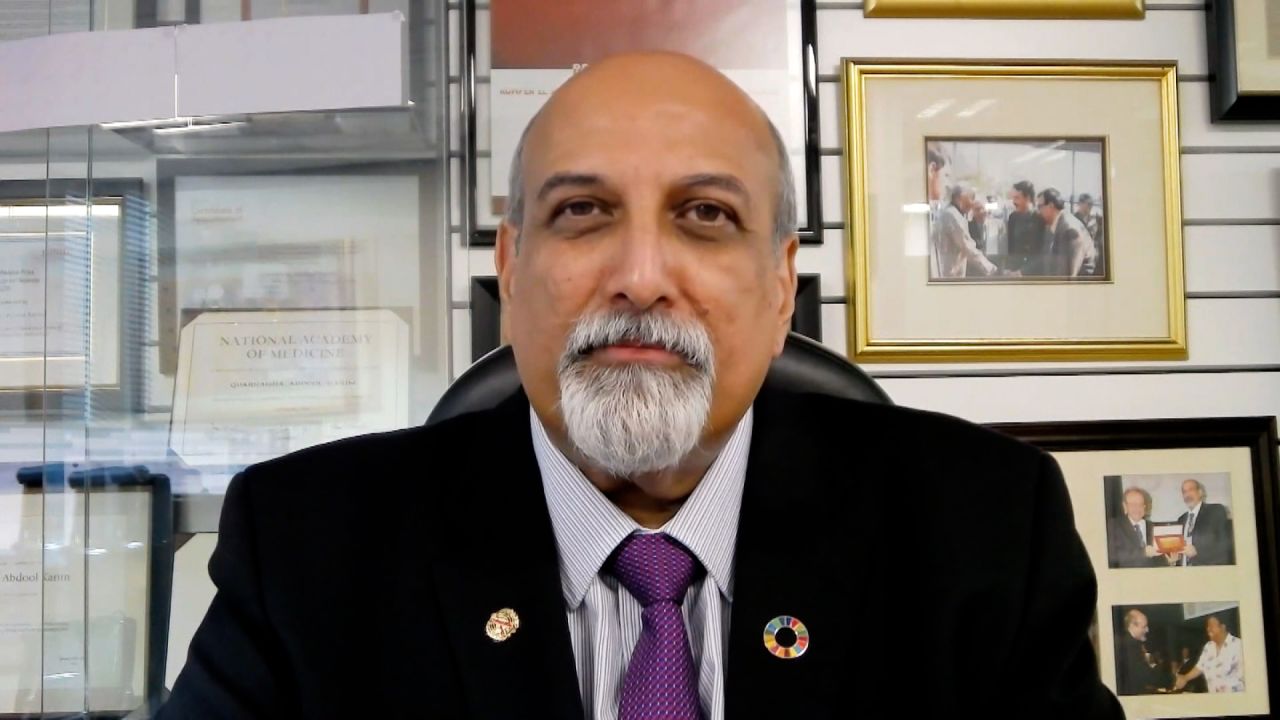 Dr. Salim Abdool Karim, member of the African Task Force for Coronavirus.