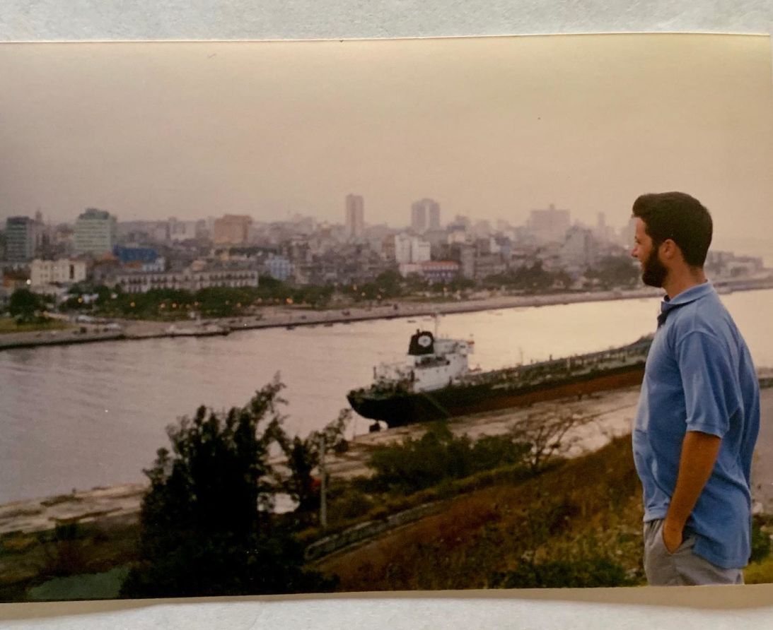 Patrick Oppmann in Havana in 1998.