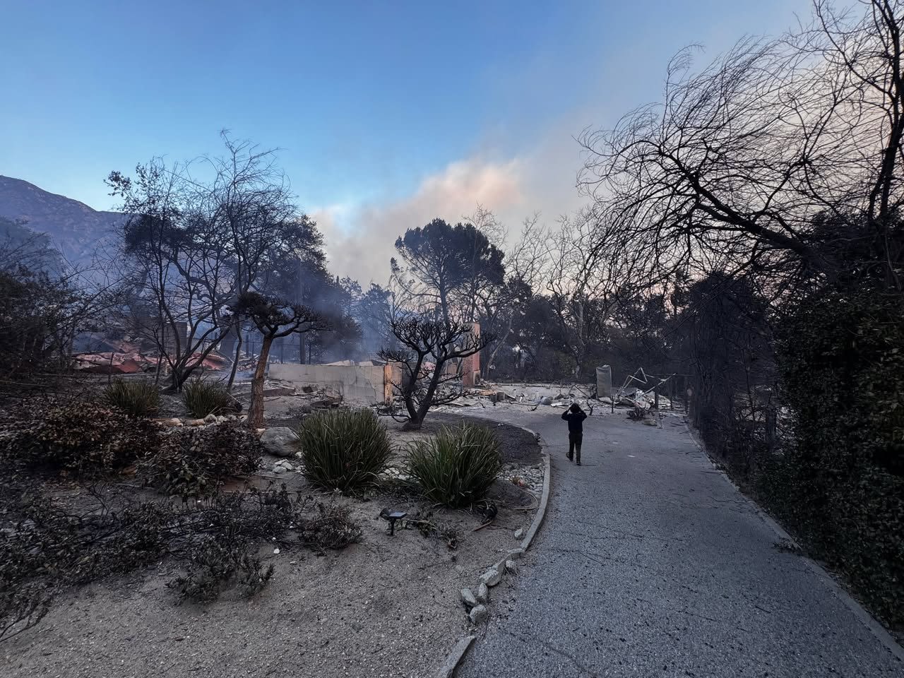 Jeremy Hunter's home in Altadena, California was destroyed by the Palisades fire.