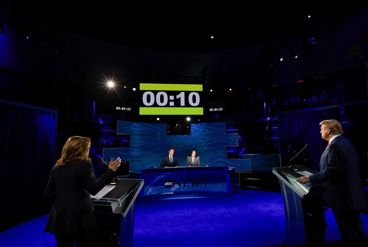 ABC's David Muir and Linsey Davis moderated the debate.