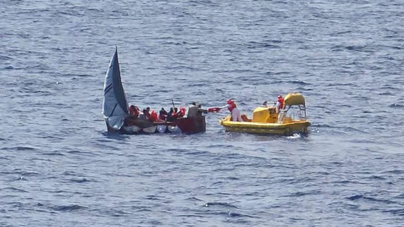 Brilliance of the Seas cruise ship rescues 11 people adrift between Cuba and Mexico