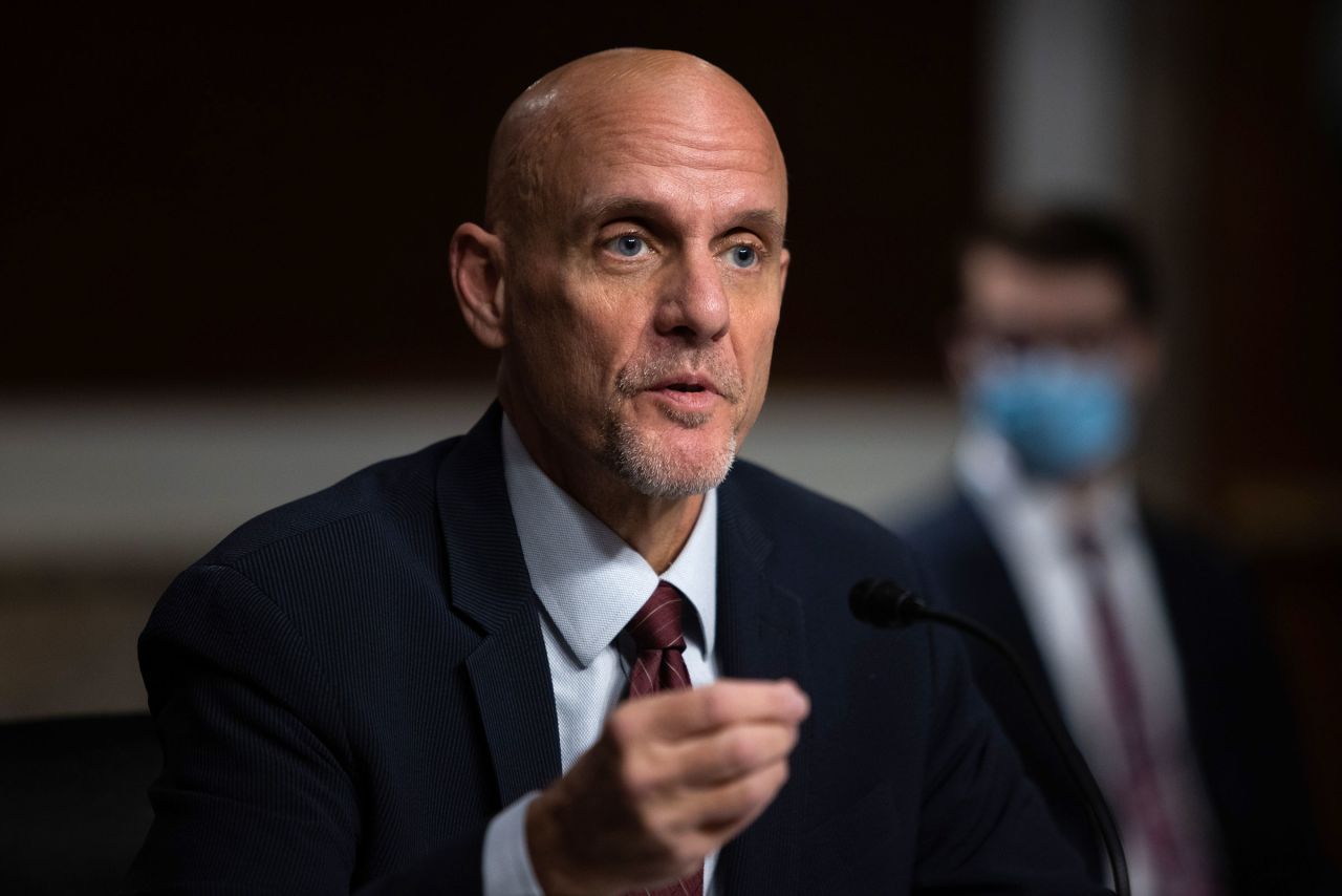 Dr. Stephen Hahn, commissioner of the US Food and Drug Administration, testifies during a Senate Health, Education, Labor, and Pensions Committee hearing on September 23, 2020 in Washington, DC.