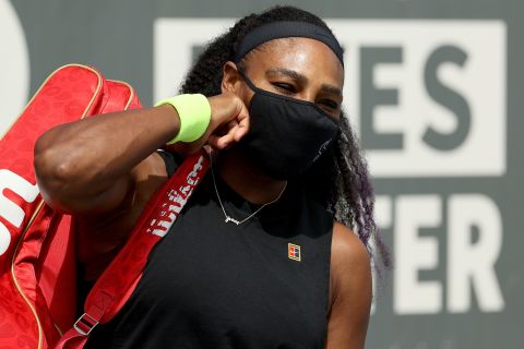 Serena Williams has chosen private accommodation over the US Open hotel provided for players after past health scares including pulmonary embolisms.