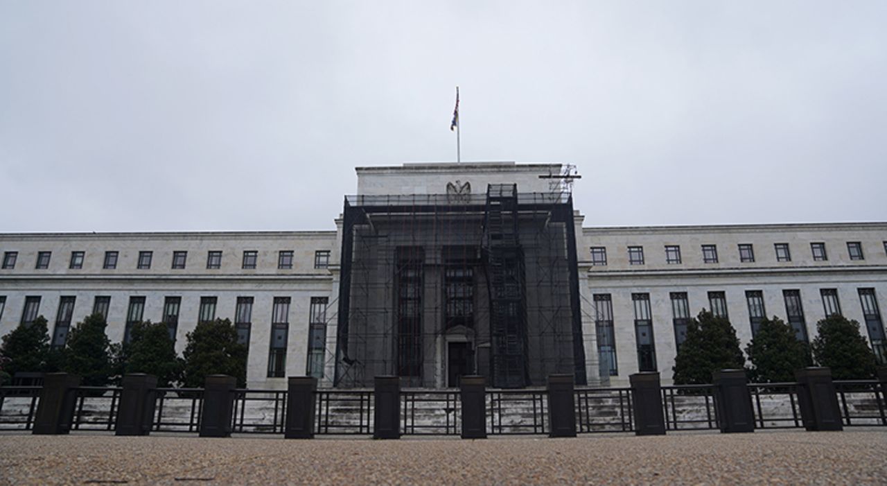 The U.S. Federal Reserve building in Washington, on March 23.