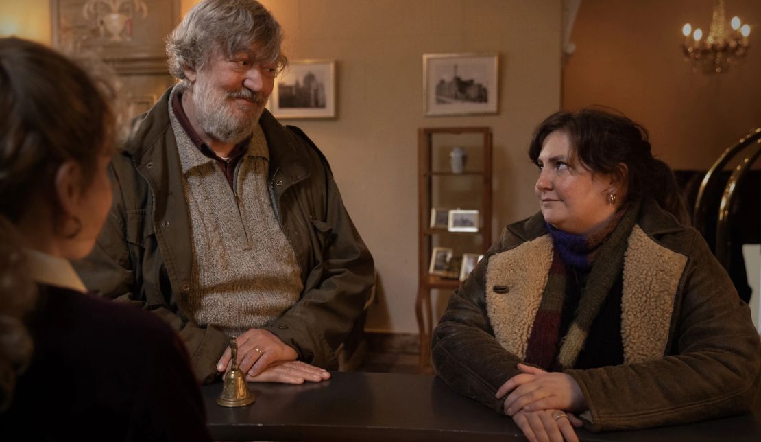 Stephen Fry and Lena Dunham in “Treasure.”