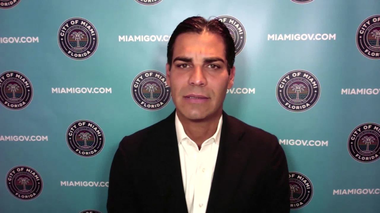 Miami Mayor Francis Suarez speaks with CNN on Monday, September 7.