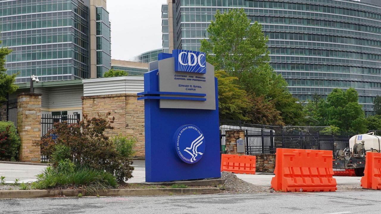 A general view of the Centers for Disease Control headquarters is seen in Atlanta on April 23, 2020.