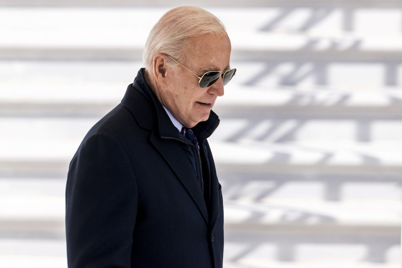 President Joe Biden is seen in Washington DC on January 5.