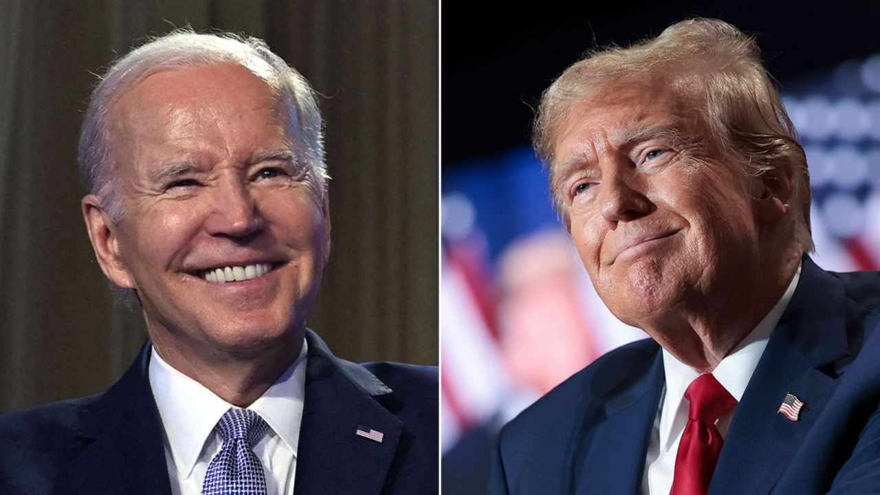 President Joe Biden and former President Donald Trump.