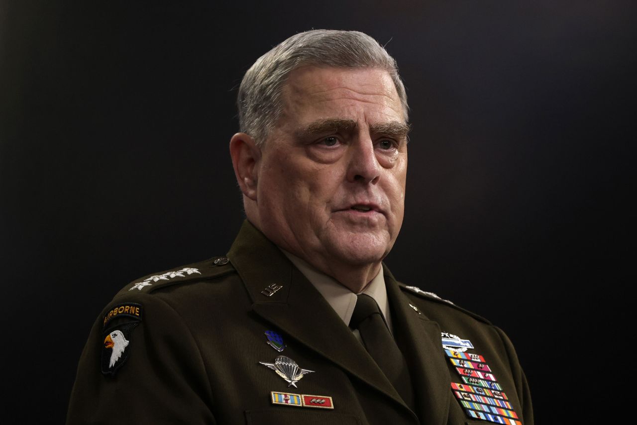 Joint Chief Chairman Gen. Mark Milley is seen in July.