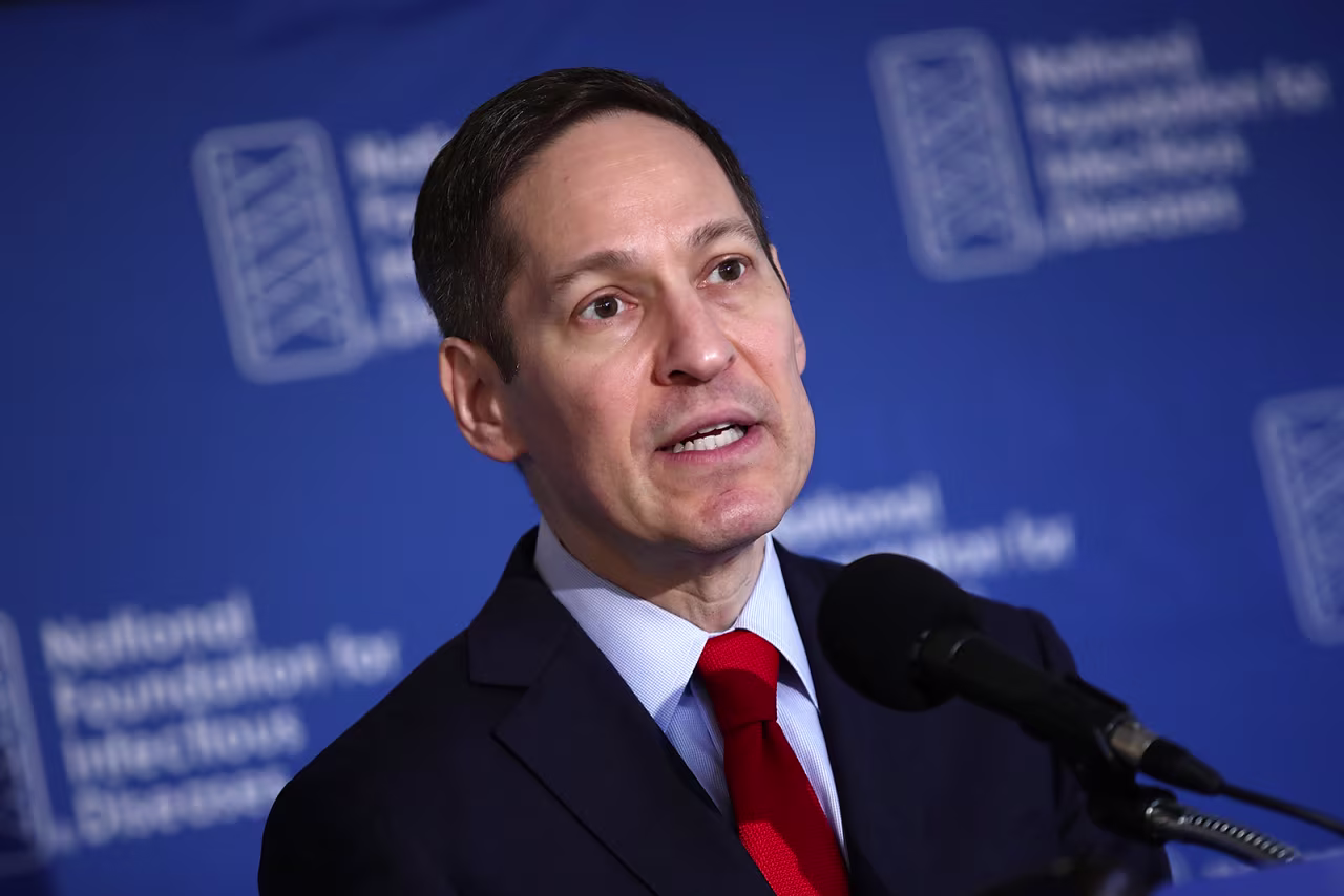 Dr. Tom Frieden, former director of the Centers for Disease Control and Prevention, delivers remarks during a press conference in Washington, DC on September 29, 2016. 
