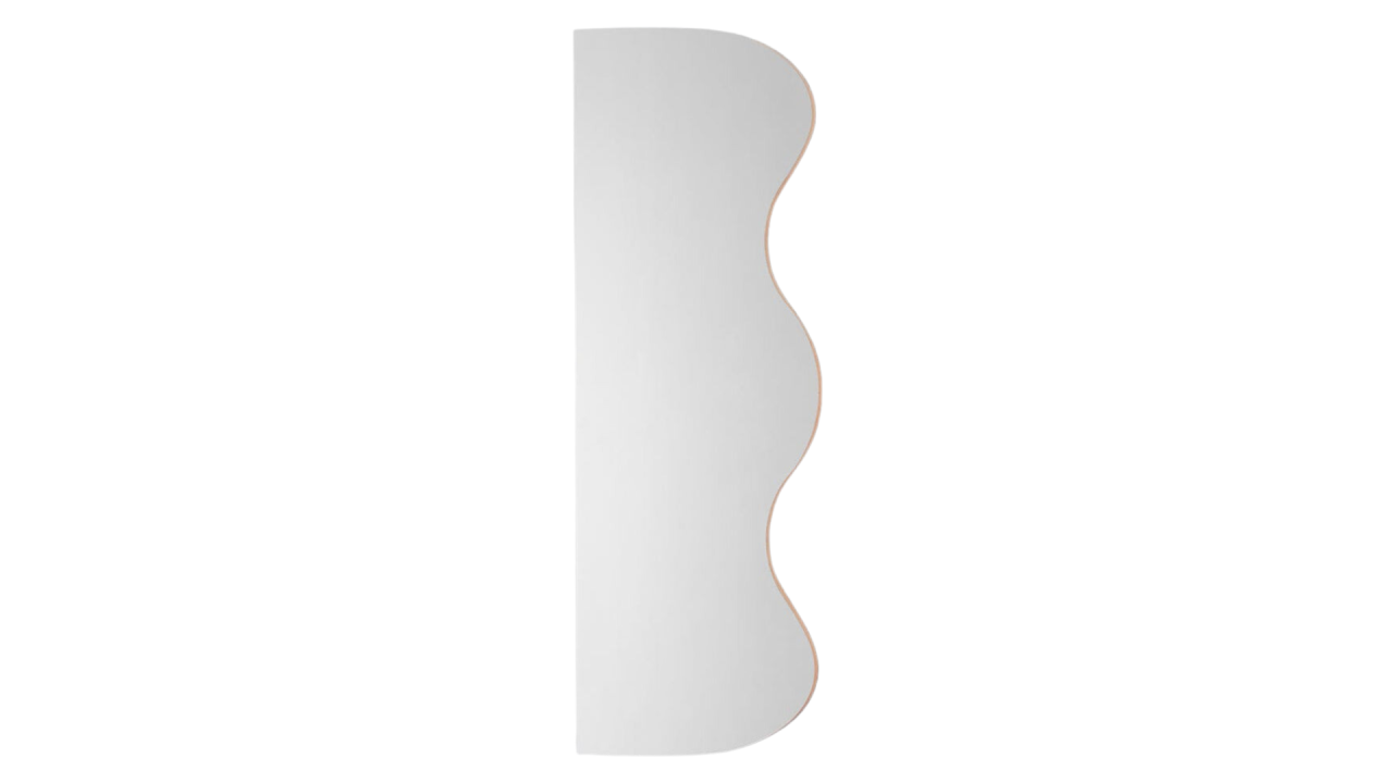 The Citizenry Wave Mapocho Mirror, which is straight on its left side and wavy on its right border.
