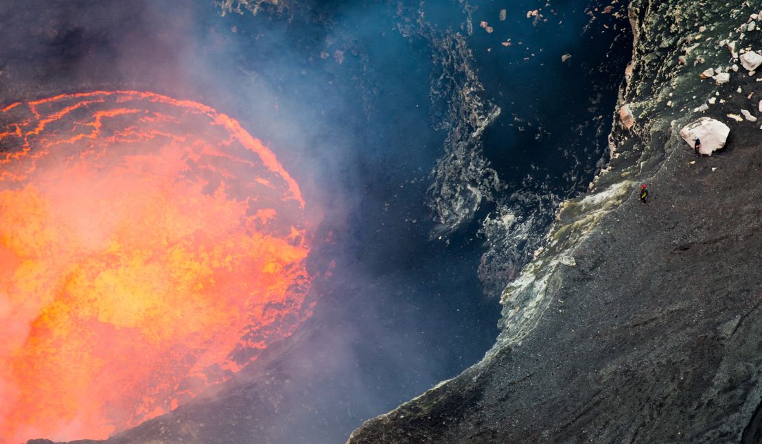 On the Vanuatu island of Ambrym, you can marvel at its rare open lava lakes.