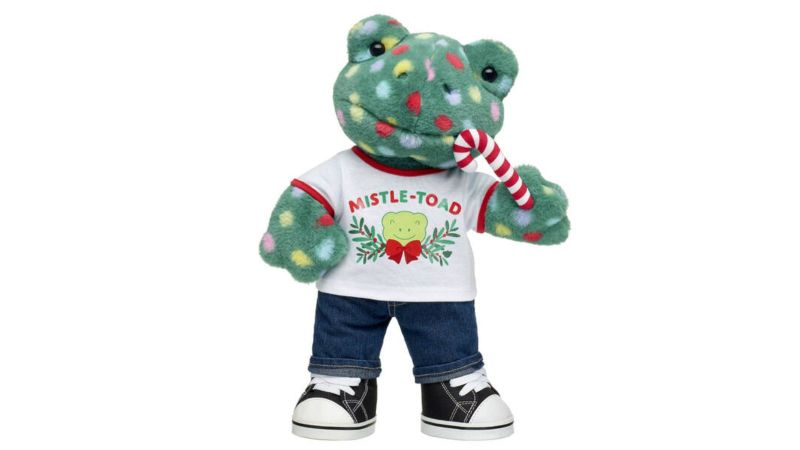 Jolly Jump Frog Christmas Special + NWT store Mini Green Zombie Frog Build A Bear