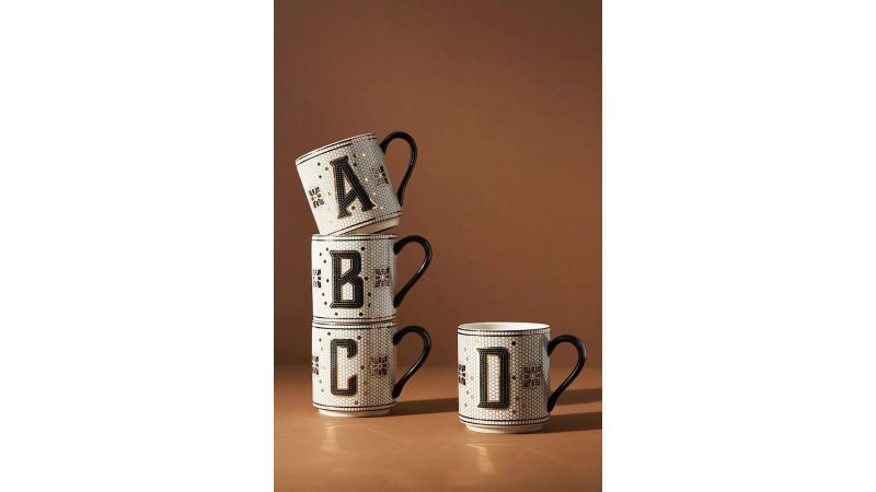 Anthropologie should be your go to for personalized holiday gifts