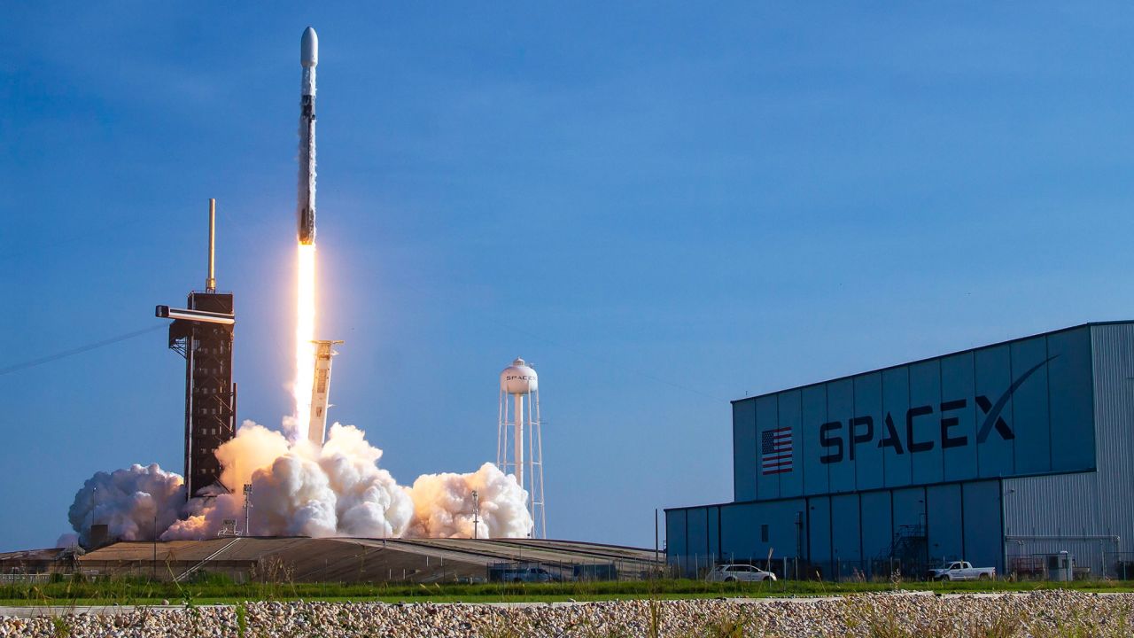 A SpaceX Starlink Mission is seen taking off from Florida on September 3, 2020. SpaceX now has more than 5,000 Starlink satellites in orbit, according to a letter to the FAA from the company.