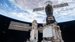 Nauka docks to the Zvezda service module

iss065e212164 (July 29, 2021) --- Russia's "Nauka" Multipurpose Laboratory Module is pictured shortly after docking to the Zvezda service module's Earth-facing port on the International Space Station with the Brazilian coast 263 miles below. In the foreground, is the Soyuz MS-18 crew ship docked to the Rassvet module.
