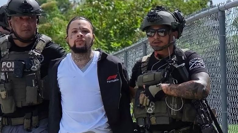Louisiana State Police released image of Antoine Massey, a serial escapee who vanished from a New Orleans jail on May 16, being recaptured.