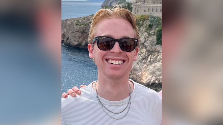 Spanish authorities are searching for Cole Henderson, pictured, who went missing during a hike in the Pyrenees.