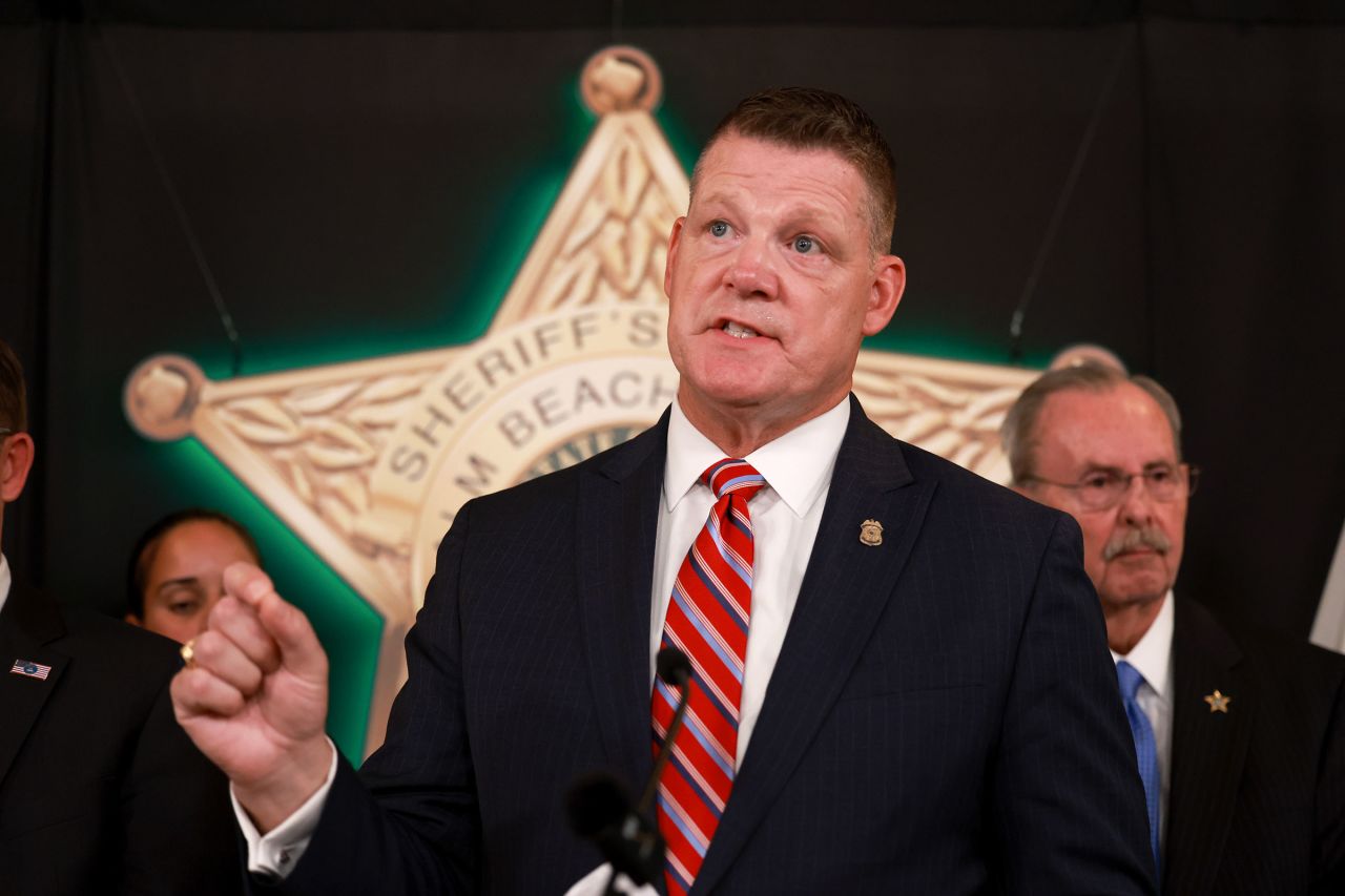 Acting Director Ronald Rowe Jr. of the US Secret Service speaks during a press conference regarding an apparent assassination attempt on former President Donald Trump on September 16 in West Palm Beach, Florida.