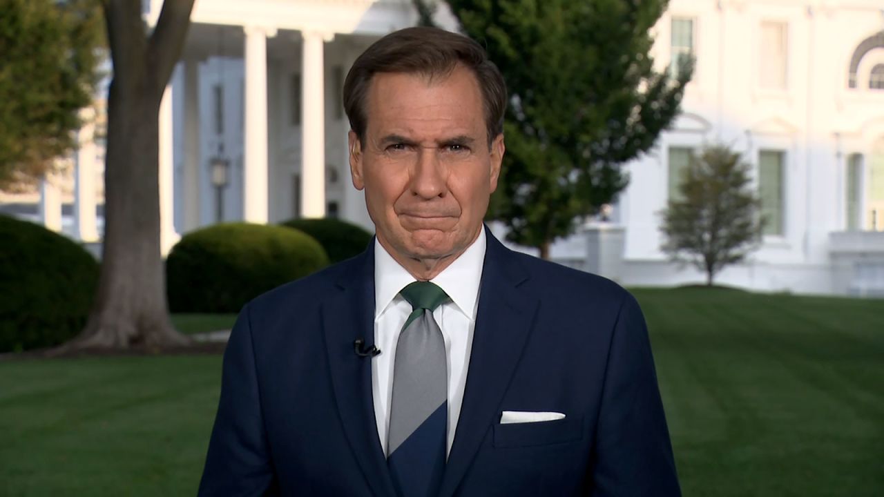 White House National Security Council Coordinator for Strategic Communications John Kirby says the administration has seen “resounding support" for aid to Ukraine from Congress.